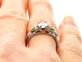 Engagement Ring on the Finger
