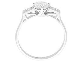 1.03 Carat Diamond Platinum Ring