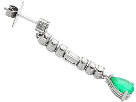 1950s Emerald Earrings