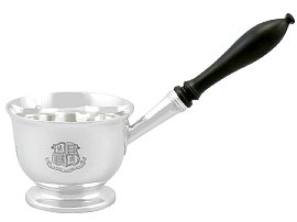 Scottish Sterling Silver Brandy Warmer - Antique Victorian
