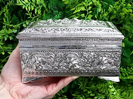 Burmese Silver Box