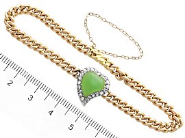 Chrysoprase Witch's Heart Bracelet Size
