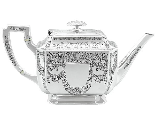 Atkin Brothers Silver Teapot
