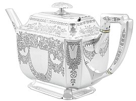 Atkin Brothers Silver Teapot