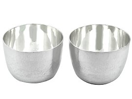 Tumbler Cups in Britannia Silver 