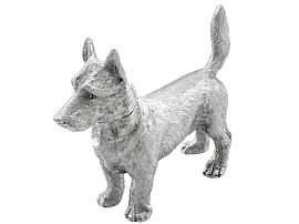 Rare Sterling Silver Dog Pepperette