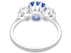 Trilogy Ring with Sapphire
