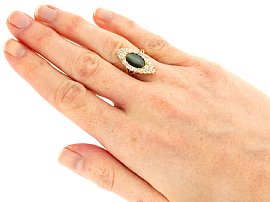 Victorian Cats Eye Ring