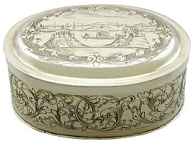 Antique German Silver Gilt Tobacco Box