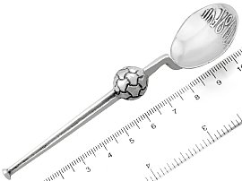 silver coronation spoon size
