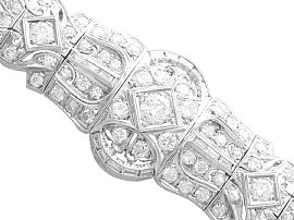 Ladies Platinum Diamond Bracelet