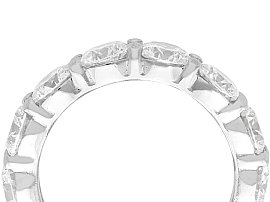 Eternity Ring with 13 Diamonds in White Gold