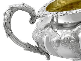 Victorian Silver Sugar Bowl