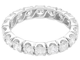 Eternity Ring with 18 Diamonds Antique 