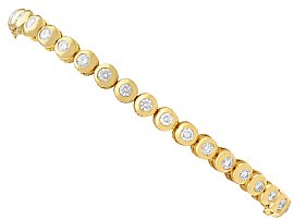 2.25ct Diamond and 18 ct Yellow Gold Tennis Bracelet