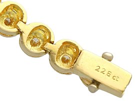 Diamond 18k Yellow Gold Tennis Bracelet