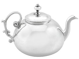 Dutch Silver Miniature Teapot - Antique 1716