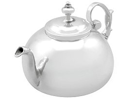 1700s Dutch Silver Miniature Teapot