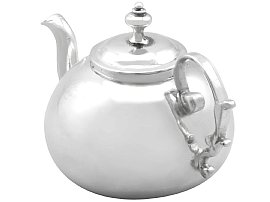 Dutch Silver Miniature Teapot 