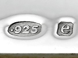 Hallmarked Antique Enamel and Sterling Silver Vesta Case
