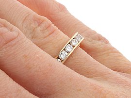 Vintage-Rose-Gold-Diamond-Eternity-Ring-Details