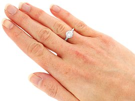 Wearing1.55 ct Diamond Solitaire Engagement Ring