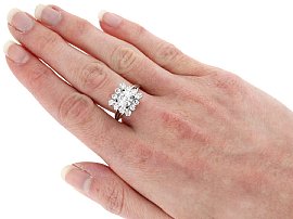 Diamond ring wearing