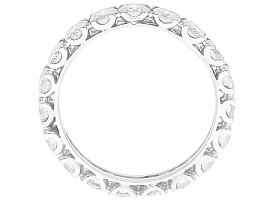 18ct White Gold 1.9ct diamond Eternity Band for Sale
