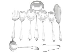 Table Canteen of Silver Cutlery for 12