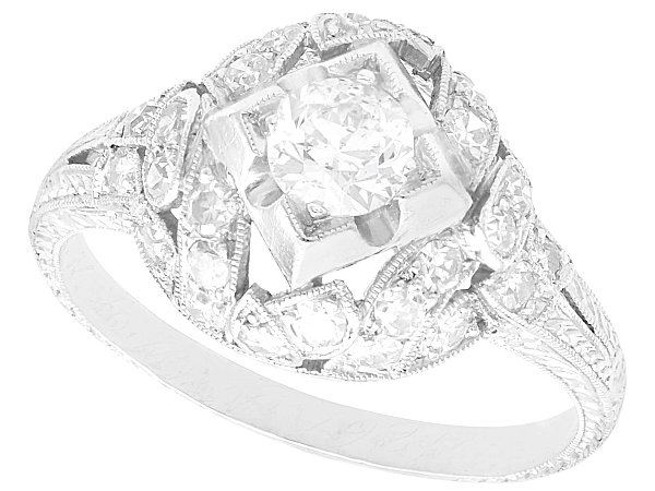 Small Diamond Dress Ring 0.68 ct for Sale