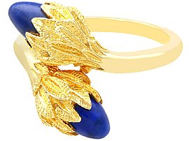 Lapis Lazuli Yellow Gold Ring