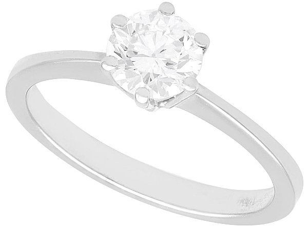 0.72 Carat Diamond Solitaire Ring for Sale