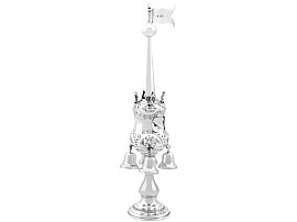 Sterling Silver Spice Tower - Antique George V (1915); C7982