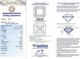 Vintage Octagonal Diamond Studs Certified 