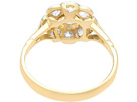 1910s Diamond Cluster Ring in Gold 