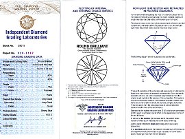 6 Stone Diamond Drop Pendant