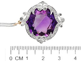 Victorian Amethyst Pendant Necklace for Sale