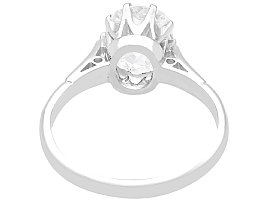 Old Oval Cut Diamond Solitaire Ring Old Oval Cut Diamond Solitaire Ring 