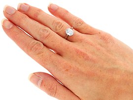 Wearing Diamond Ring