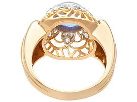 18ct Gold Ceylon Sapphire and Diamond Ring for salle