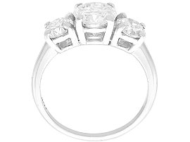 antique platinum trilogy diamond ring uk for sale