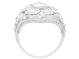 1920's Art Deco Diamond Ring in Platinum for Sale