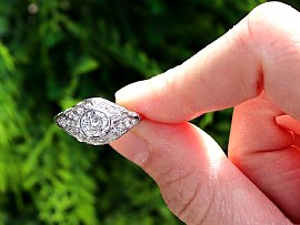 Art Deco diamond dress ring