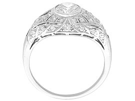Art Deco diamond ring in platinum