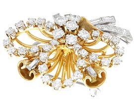 Vintage Diamond Earrings in Gold