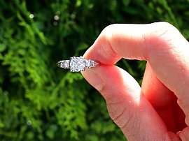0.95 carat Diamond Engagement Ring Outside
