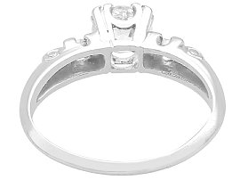 Antique 0.95 carat Diamond Engagement Ring 