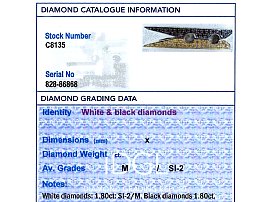 Diamond Clothes Peg / Clothespin for Sale Grading Card