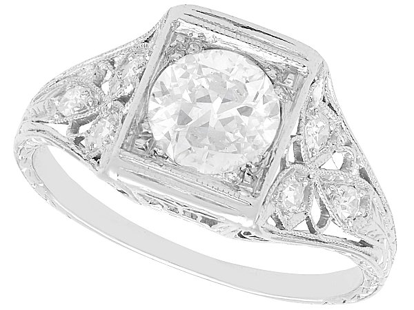old cut diamond solitaire ring for sale