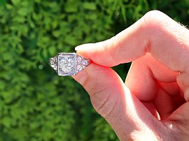 old cut diamond solitaire ring for sale UK